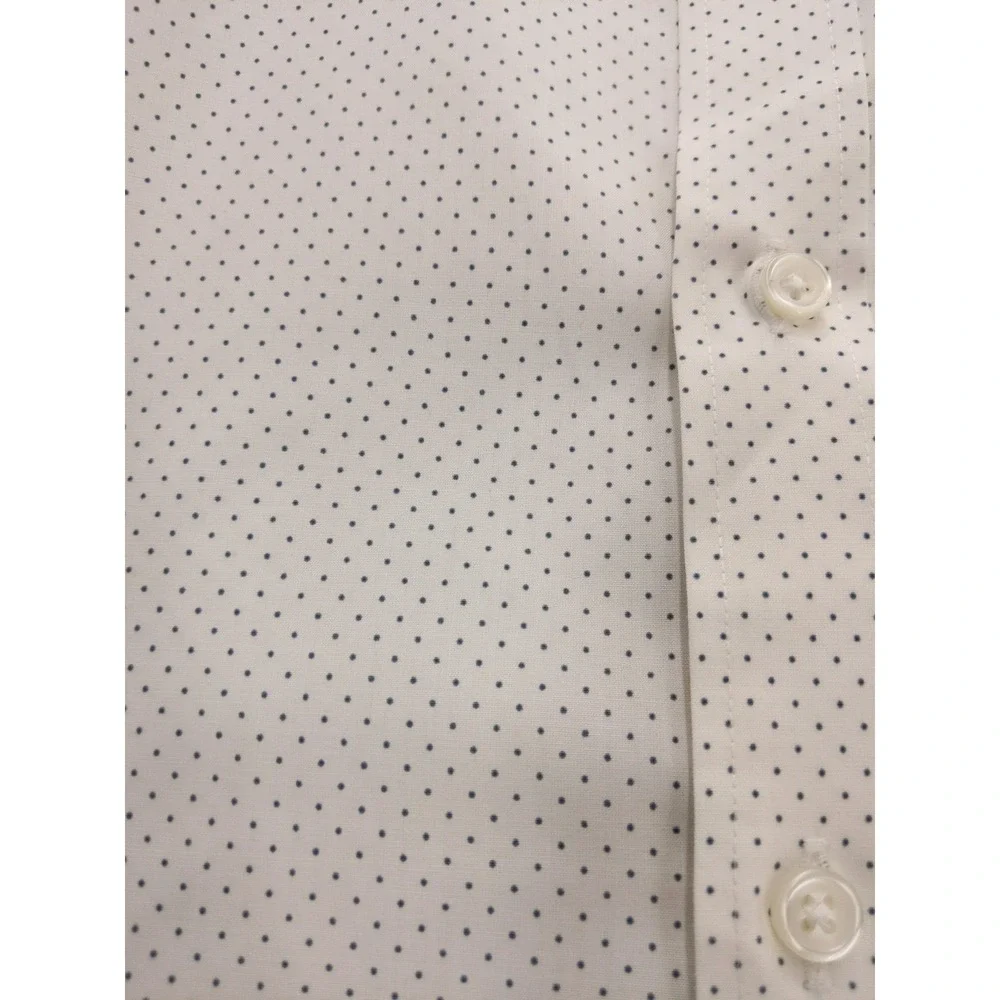 J.Crew Ludlow Slim Fit Long Sleeve Button Down Shirt 17/35‎ Dots Pattern